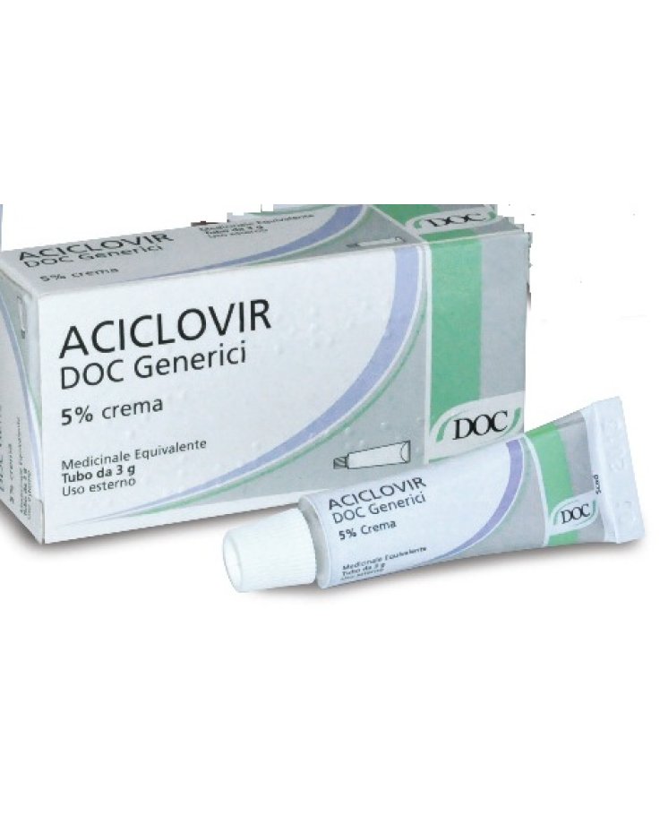 Aciclovir Doc Crema 3g 5%
