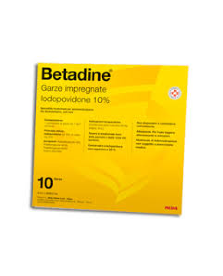 Betadine 10 Garze Impregnate 10x10