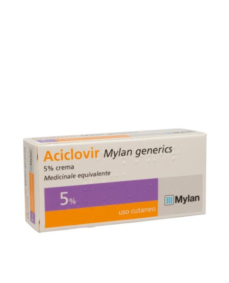 ACICLOVIR 5% CREMA 3G MYLAN (HERPES LABIALIS)