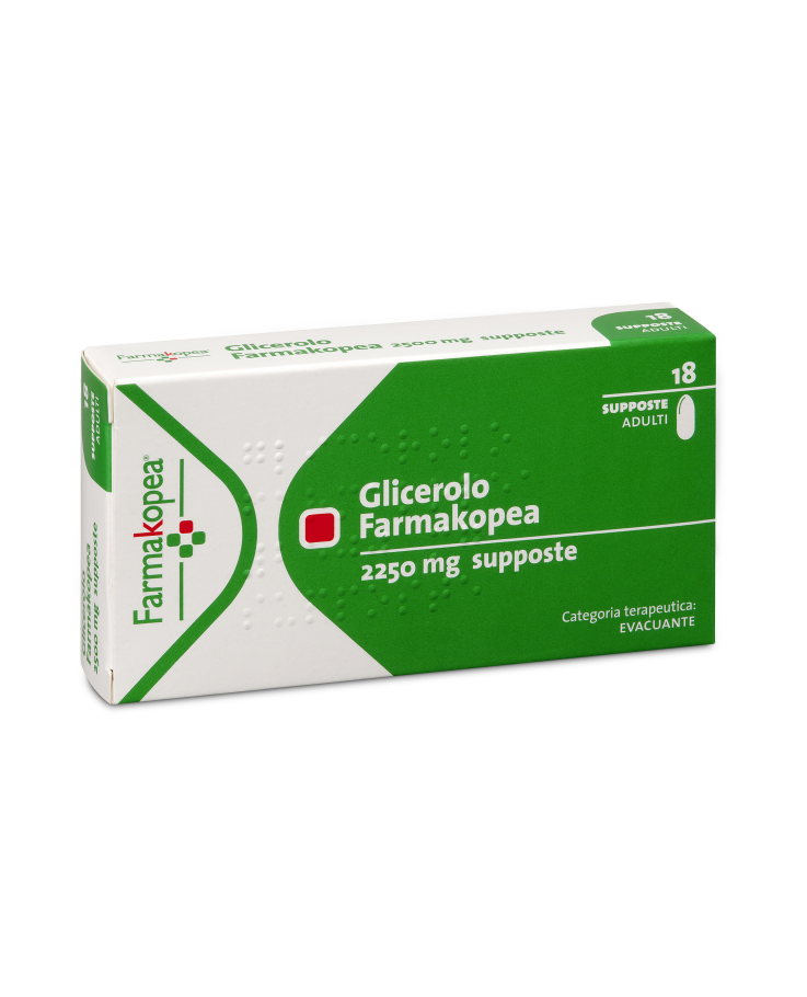 Glicerolo Farmak*18supp 2250mg