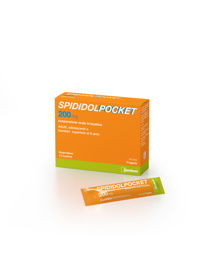 Spididolpocket Ibuprofene 200mg Sospensione Orale 12 Bustine
