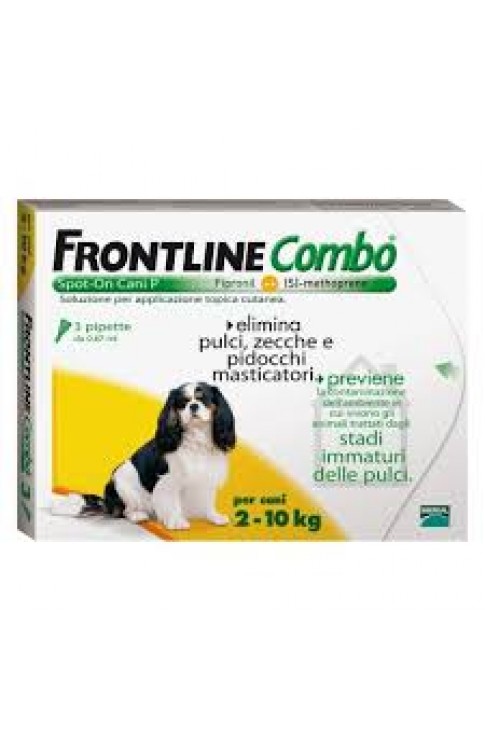 Frontline Combo 3 Pipette 0,67 ml Per Cani da 2 a 10 kg