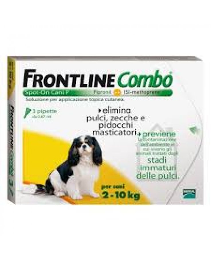 Frontline Combo 3 Pipette 0,67 ml Per Cani da 2 a 10 kg