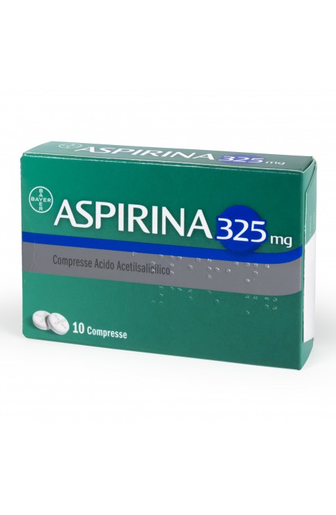 Aspirina 325mg Acido Acetilsalicilico Trattamento Febbre E Dolore 10 compresse