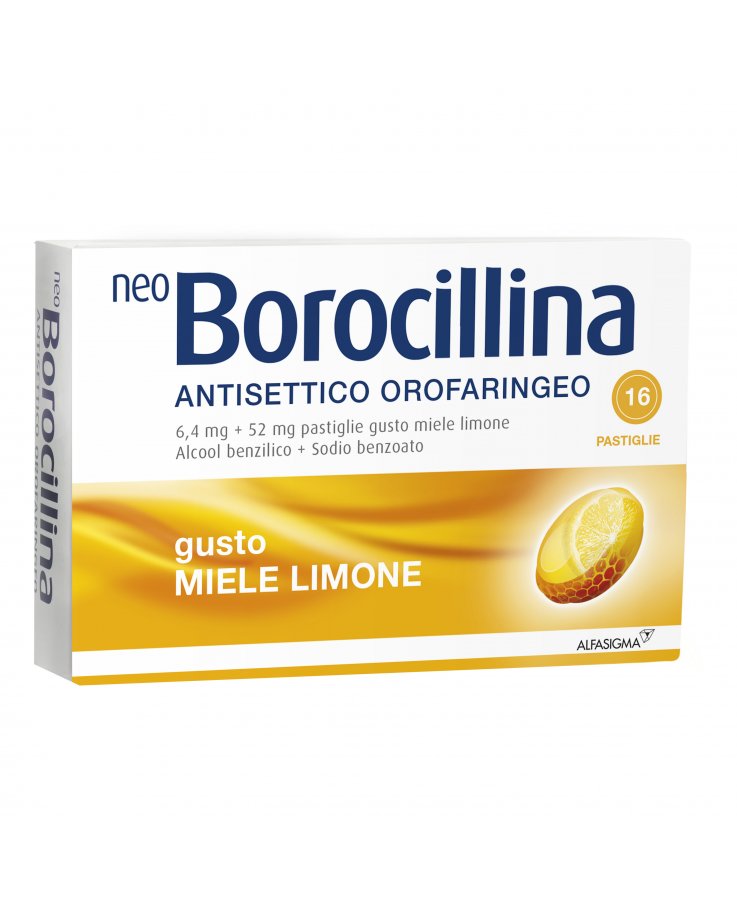 NeoBorocillina 16 Pastiglie Miele & Limone