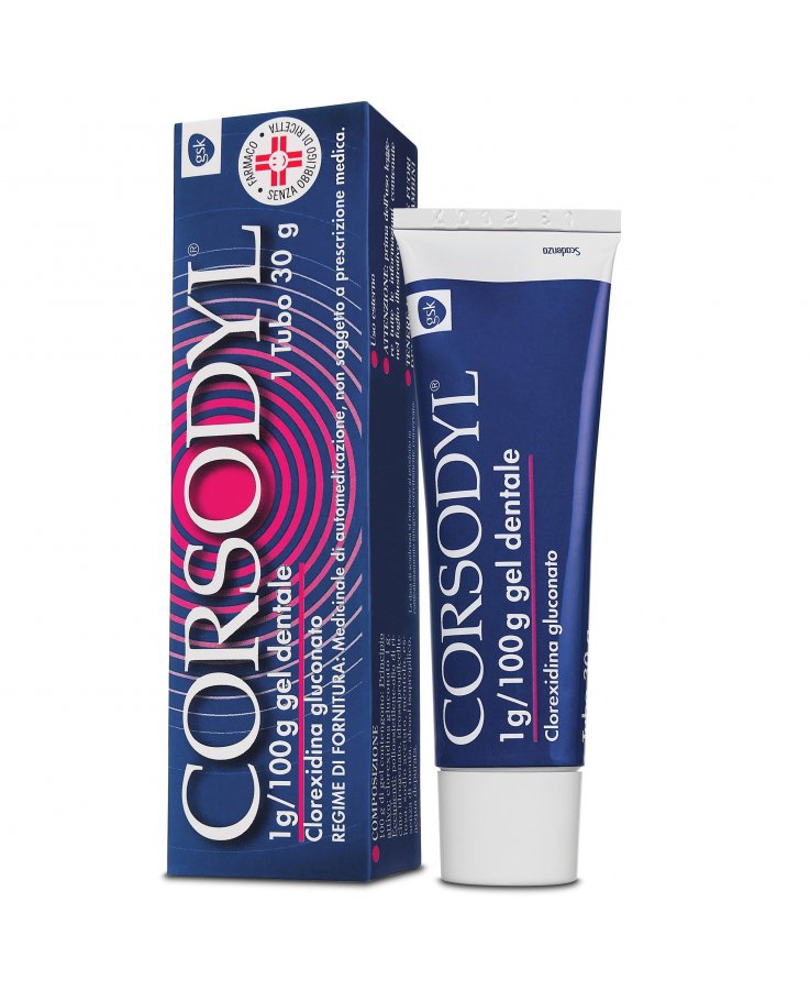 Corsodyl*gel Denti 30g 1g/100g