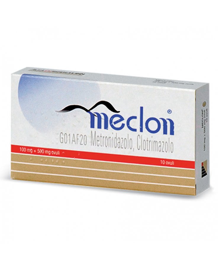 Meclon 10 Ovuli Vaginali 100 + 500 mg
