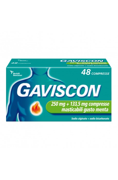 GAVISCON 48 COMPRESSE MASTICABILI 250+133,5MG MENTA