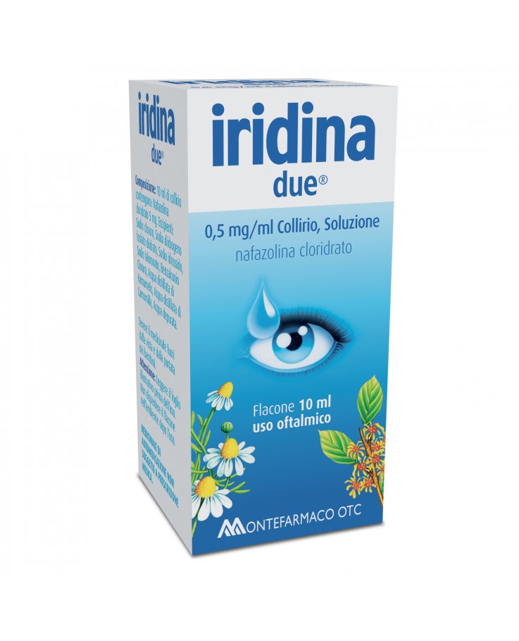 IRIDINA DUE COLLIRIO 10 ML 0,5 MG/ML