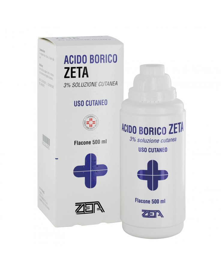Acido Borico 3% 500Ml: acquista online in offerta Acido Borico 3% 500Ml