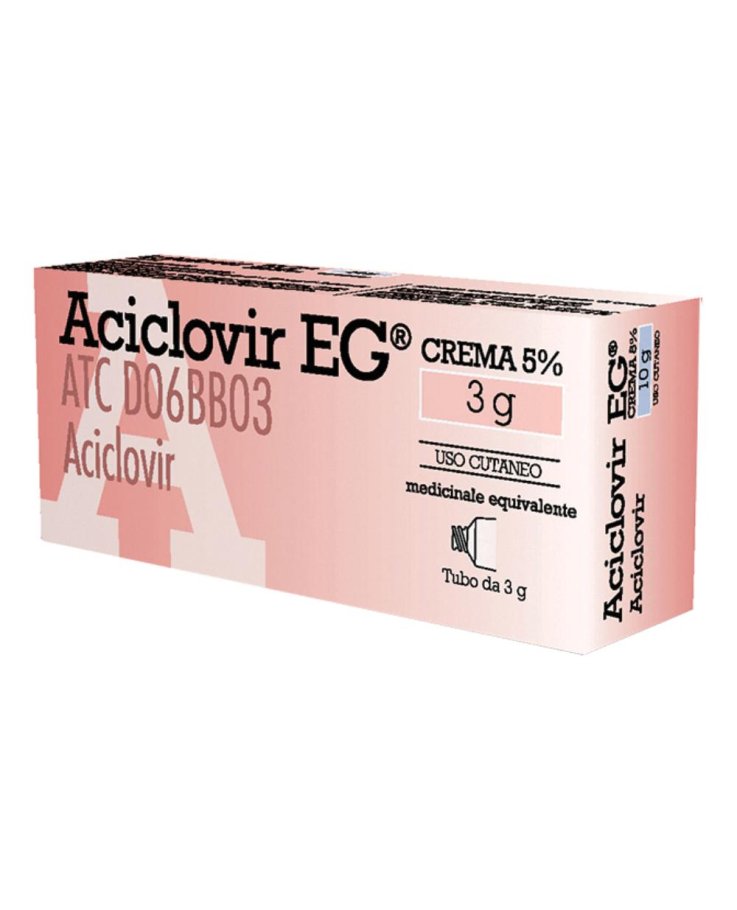 Aciclovir Eg Crema 3g 5%