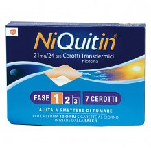 NIQUITIN 7 CEROTTI TRANSDERMICI 21MG/24H