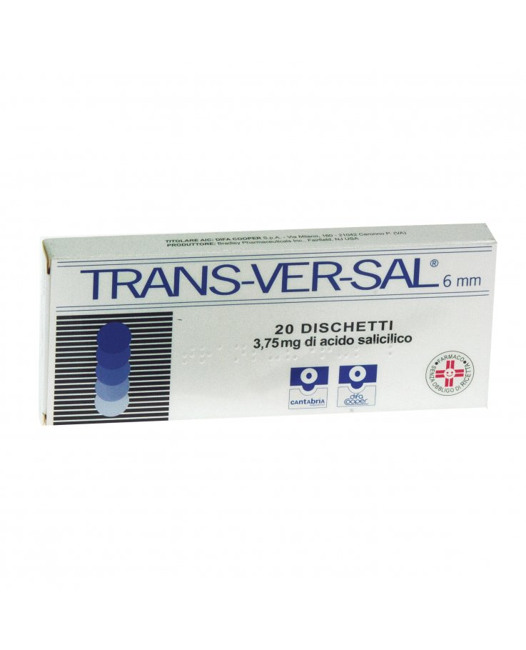 TransVerSal 20 Cerotti 3,75mg - 6mm