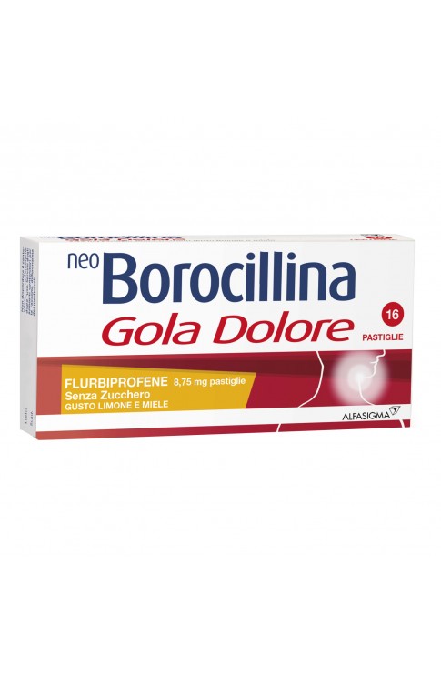 NeoBorocillina Gola Dolore 16 Pastiglie Limone & Miele