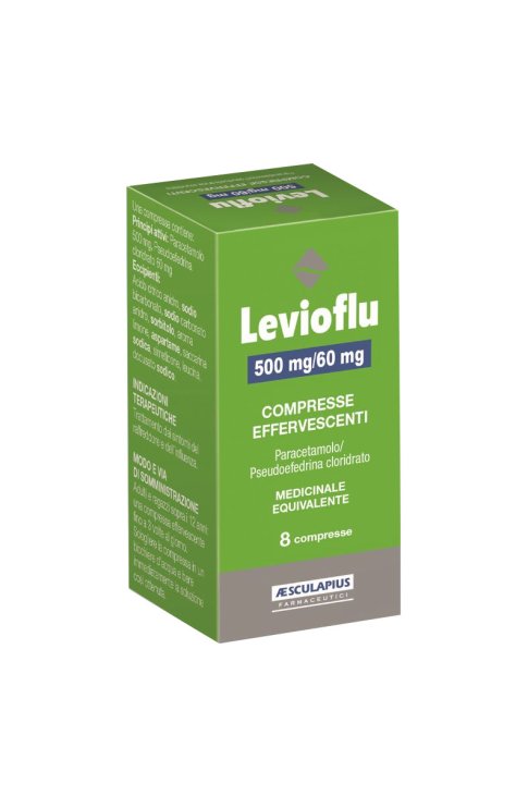 levioflu 8 compresse effervescenti 500 mg
