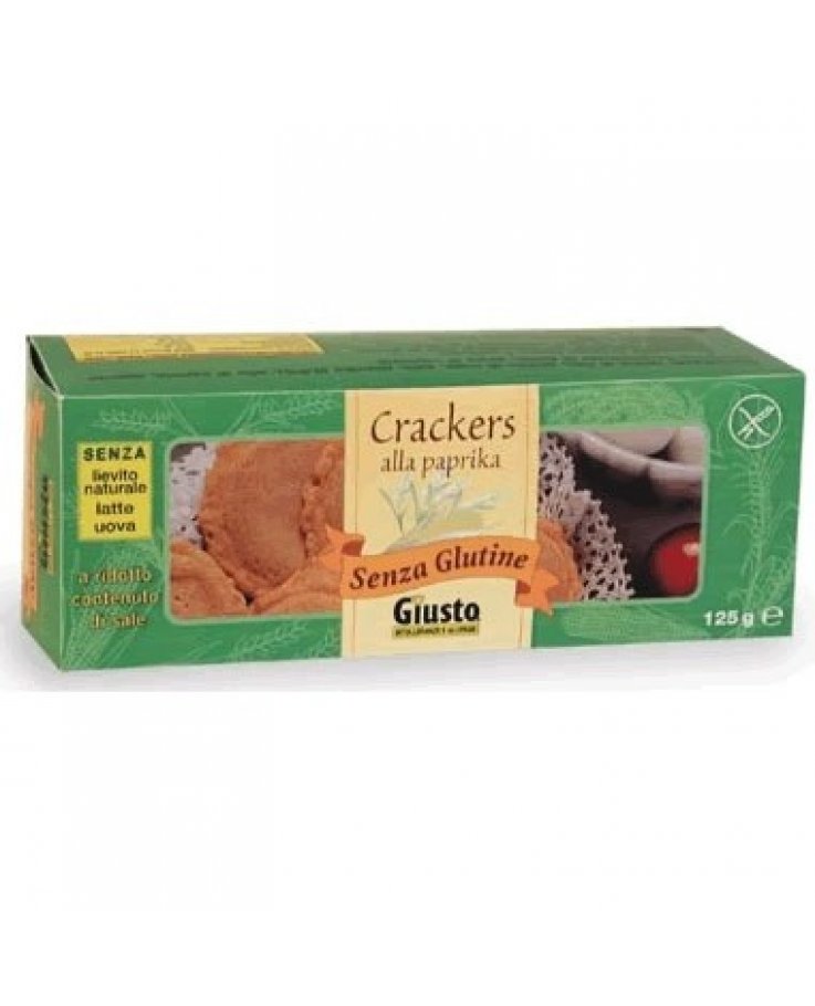 Giusto S/g Crackers Paprika125