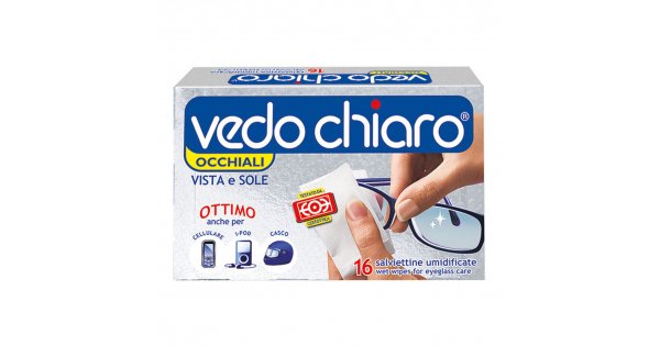 Vedo Chiaro Fresh & Clean Wipes 16 pieces - Farmacia Loreto