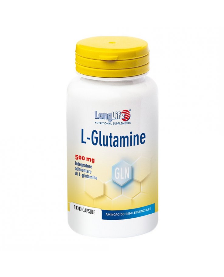 Longlife L-Glutamine 100 Capsule