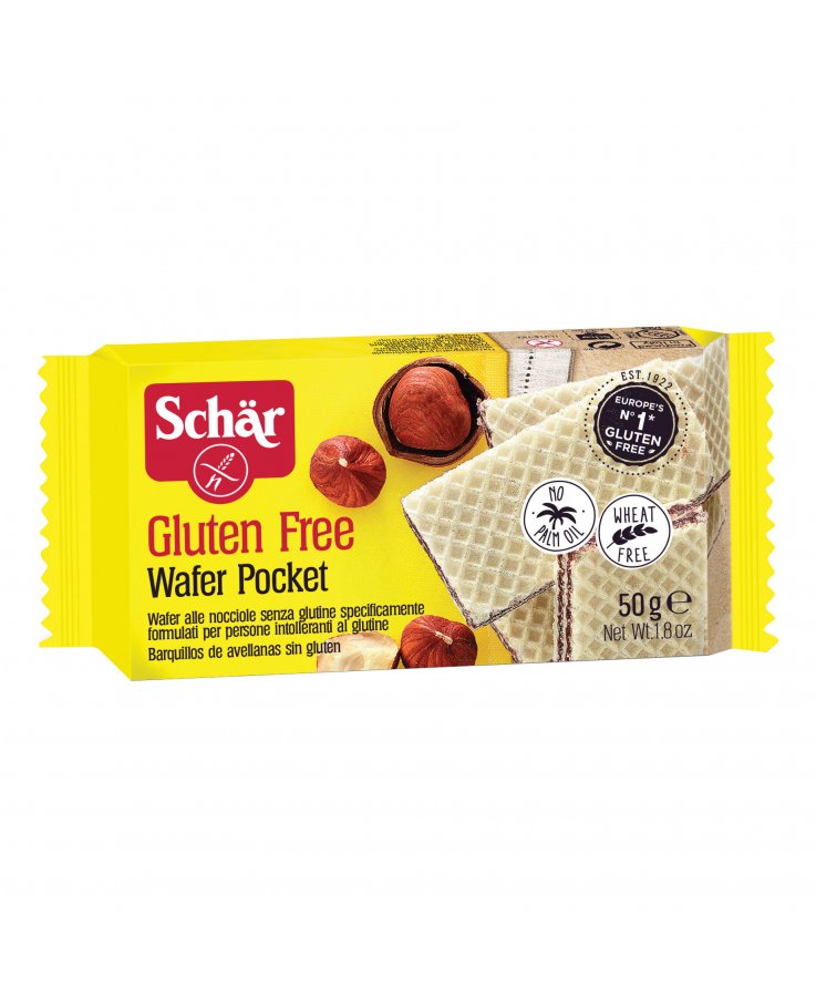 Schar Wafer Pocket Nocciola 50g
