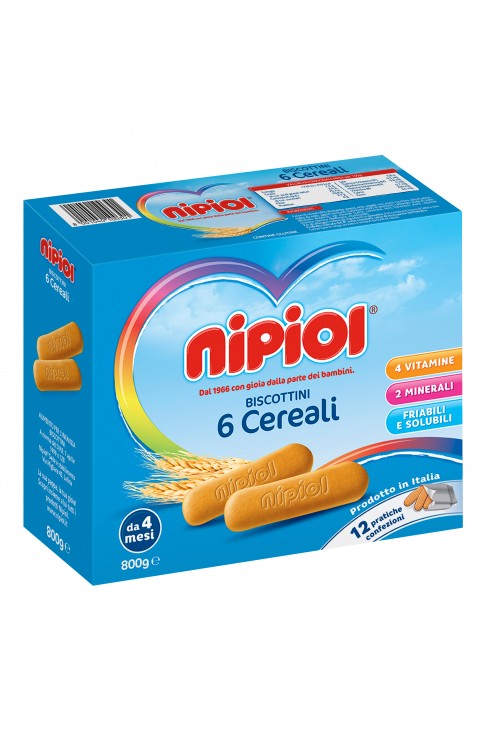 NIPIOL Biscott.6 Cereali 800g