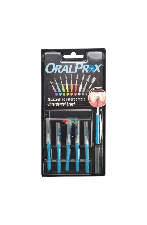 Oralprox Blister 6 pezzi Mis 1 Azzurro