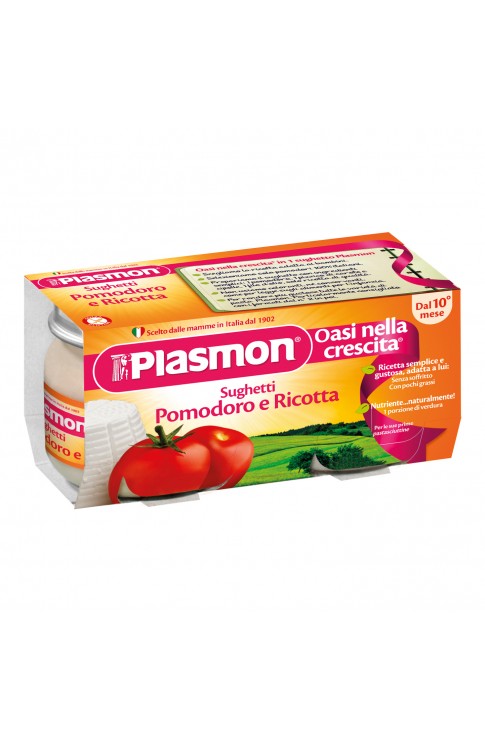 PLASMON Sugh.Pom+Ricotta 2x80g