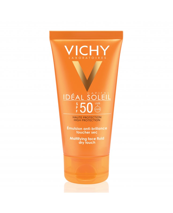 Vichy Capital Soleil Crema Viso Dry Touch 50