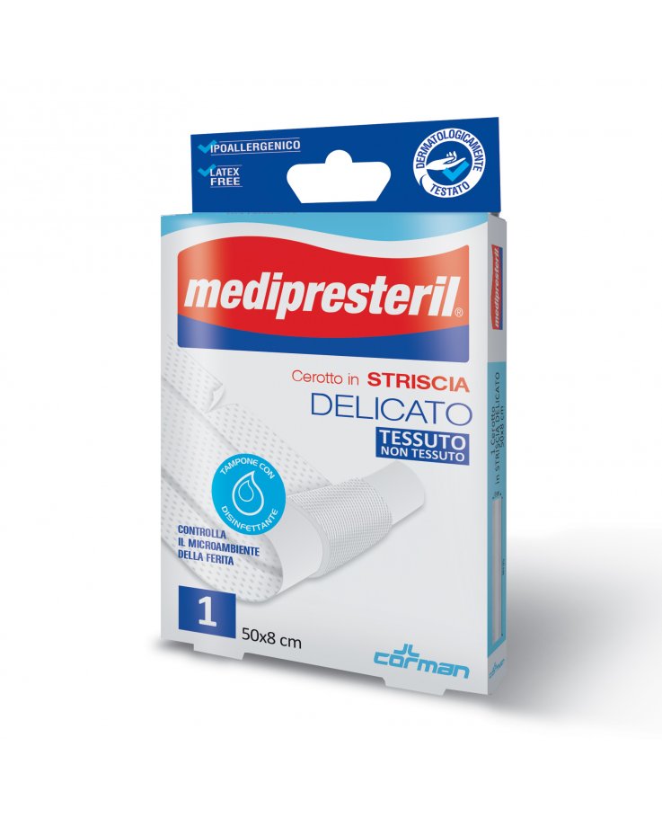 Cerotto Medipresteril Striscia Delicato 8 X 50cm