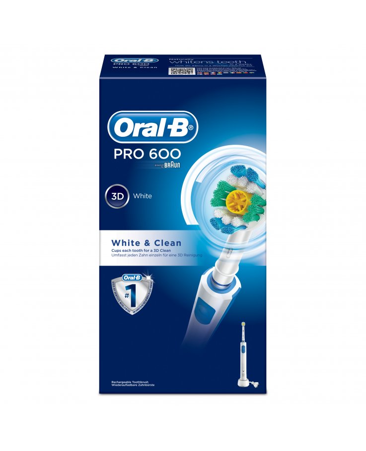 Oral-B Pro 600 White &amp; Clean