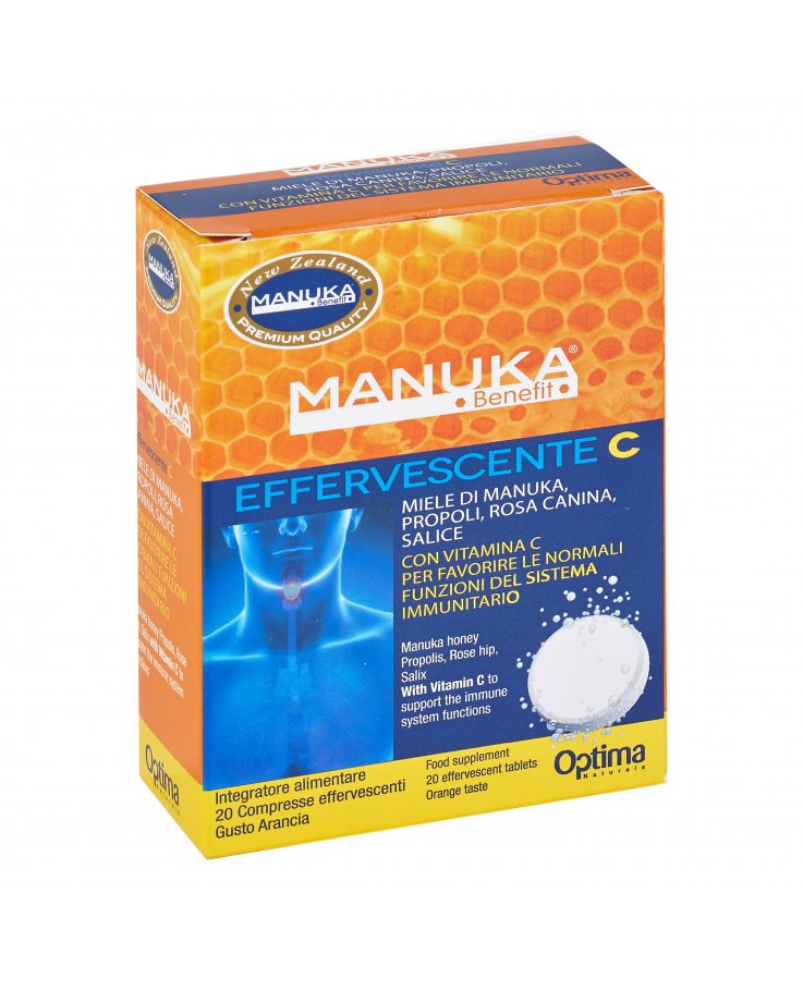 Manuka Benefit Effervescente C 20 Compresse