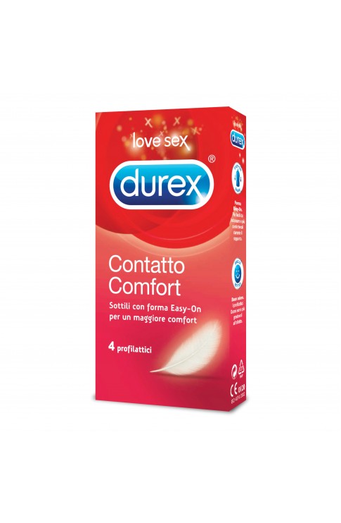 Durex Contatto Comfort Easyon 4 Pezzi