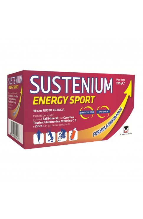Sustenium Energy Sport Gusto Arancia 10 Bustine