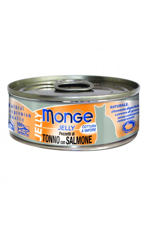 MONGE CAT TONNO/SALMONE 80 GR.