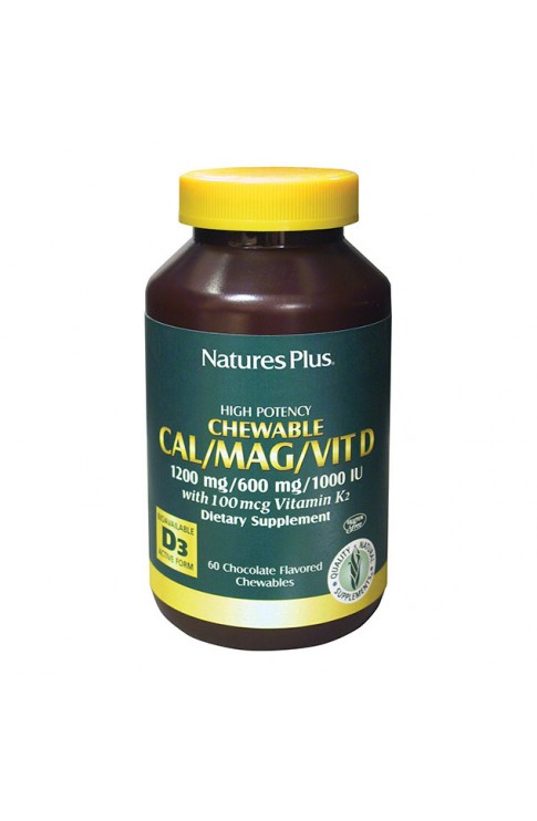 Cal - Mag - Vitamina D3 60 Tavolette Masticabili Cioccolato