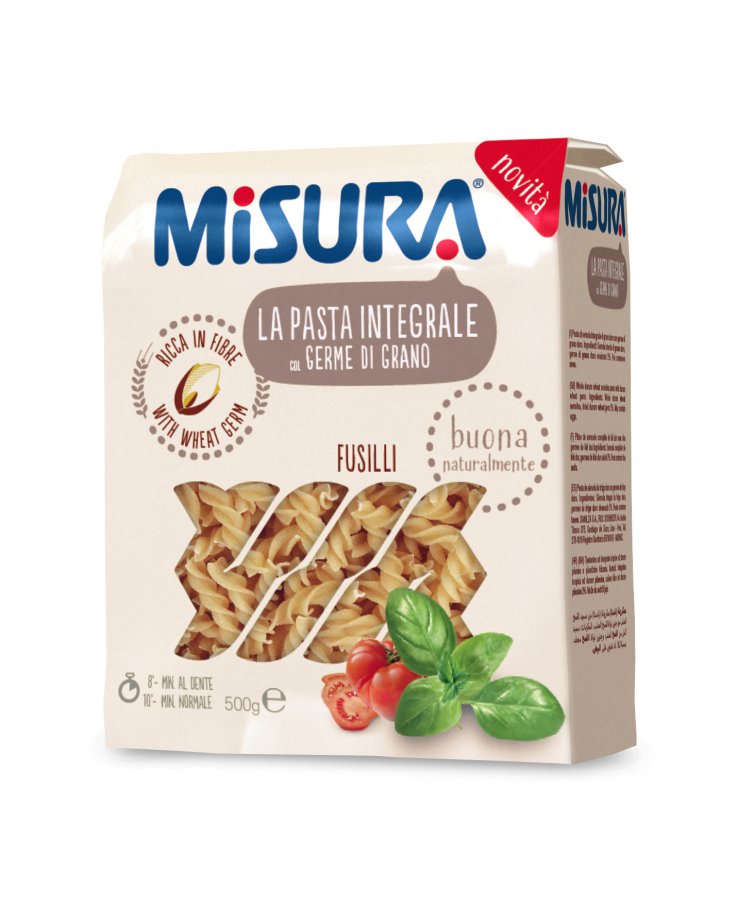 MISURA Pasta Integrale Fusilli 500g