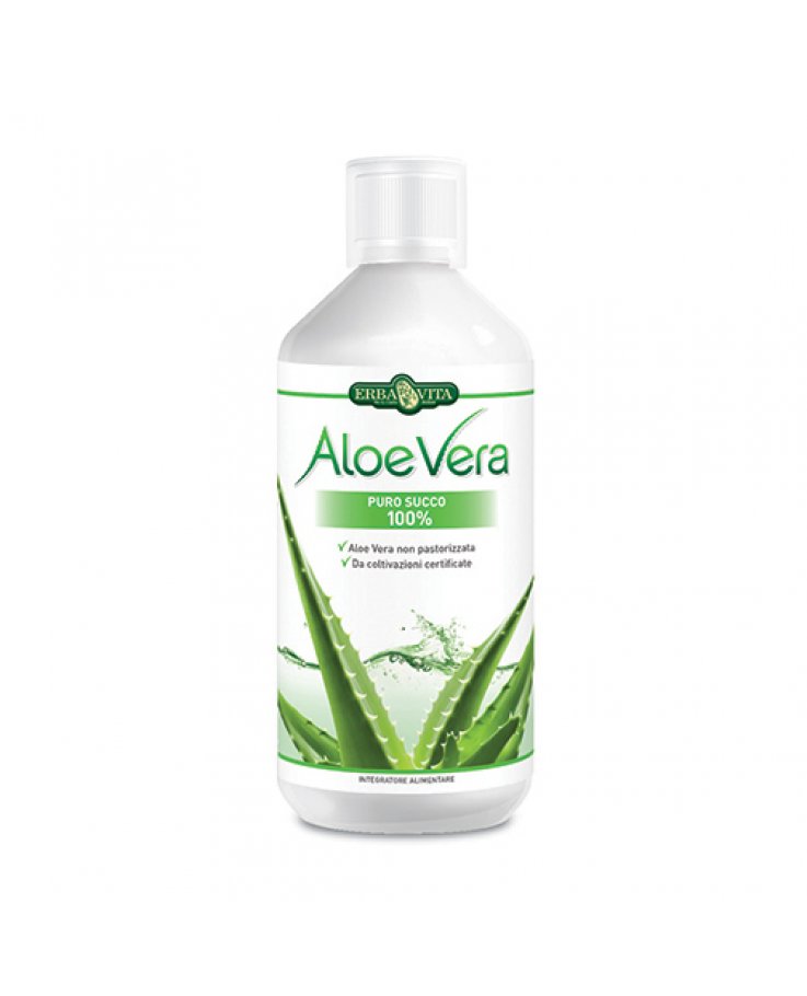 Aloe Vera Succo 100% 500ml Erbavita