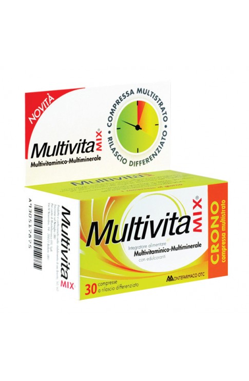 Multivitamix Crono 30 Compresse Senza Zucchero Senza Glutine