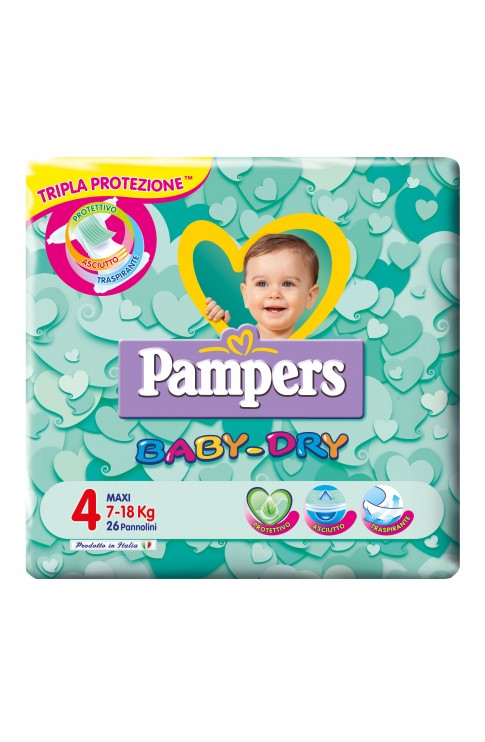 PAMPERS BABY DRY MAXI PB 26PZ
