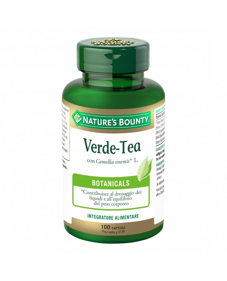 Nature's Bounty Verde Tea 100 Capsule