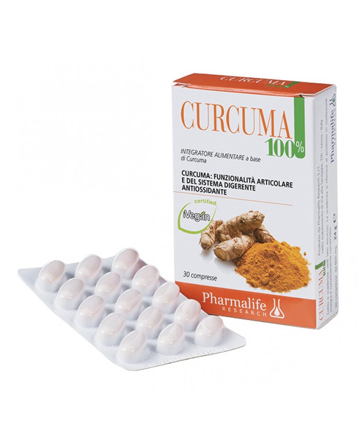 Curcuma 100% 30 Compresse 