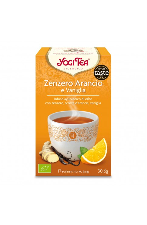 Yogi Tea Zenzero Arancio e Vaniglia Bio