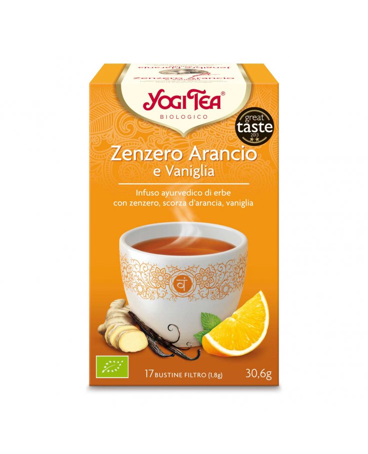 Yogi Tea Zenzero Arancio e Vaniglia Bio