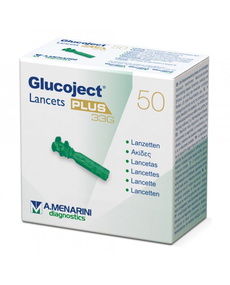 GLUCOJET Lancets Plus 33g 50pz