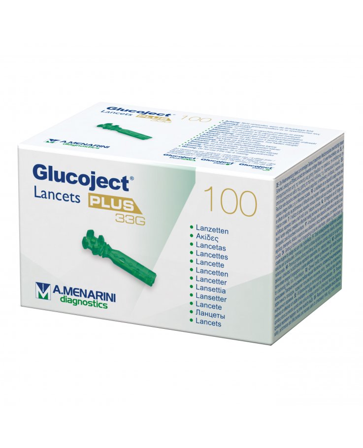 GLUCOJET Lancets Plus 33g100pz