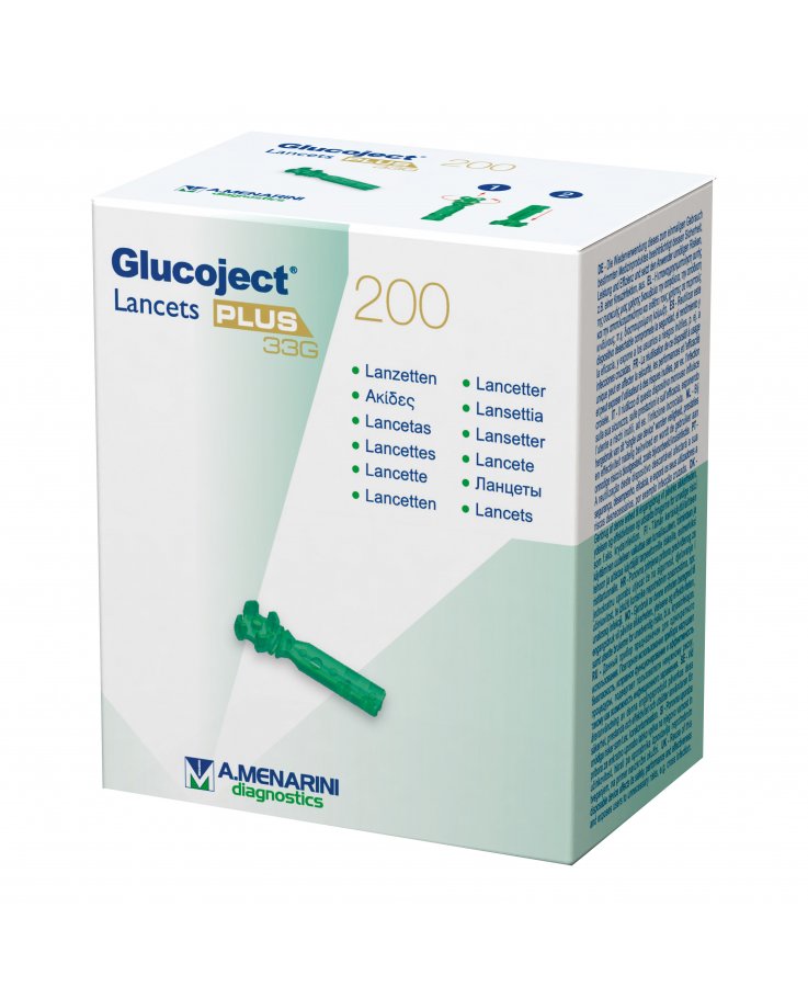 GLUCOJET Lancets Plus 33g200pz