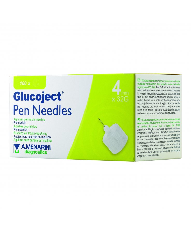 GLUCOJET Pen Needles 32g 4mm