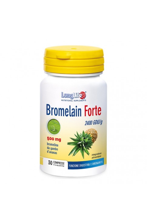 Longlife Bromelain Forte 30 Tavolette
