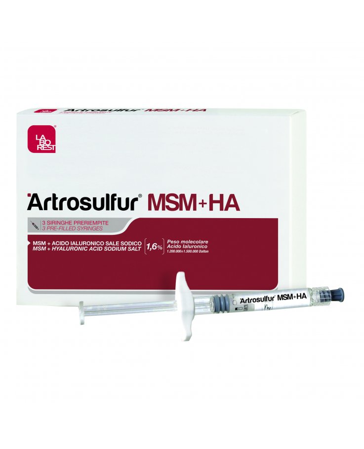 Artrosulfur MSM+HA 3 Siringhe 2ml