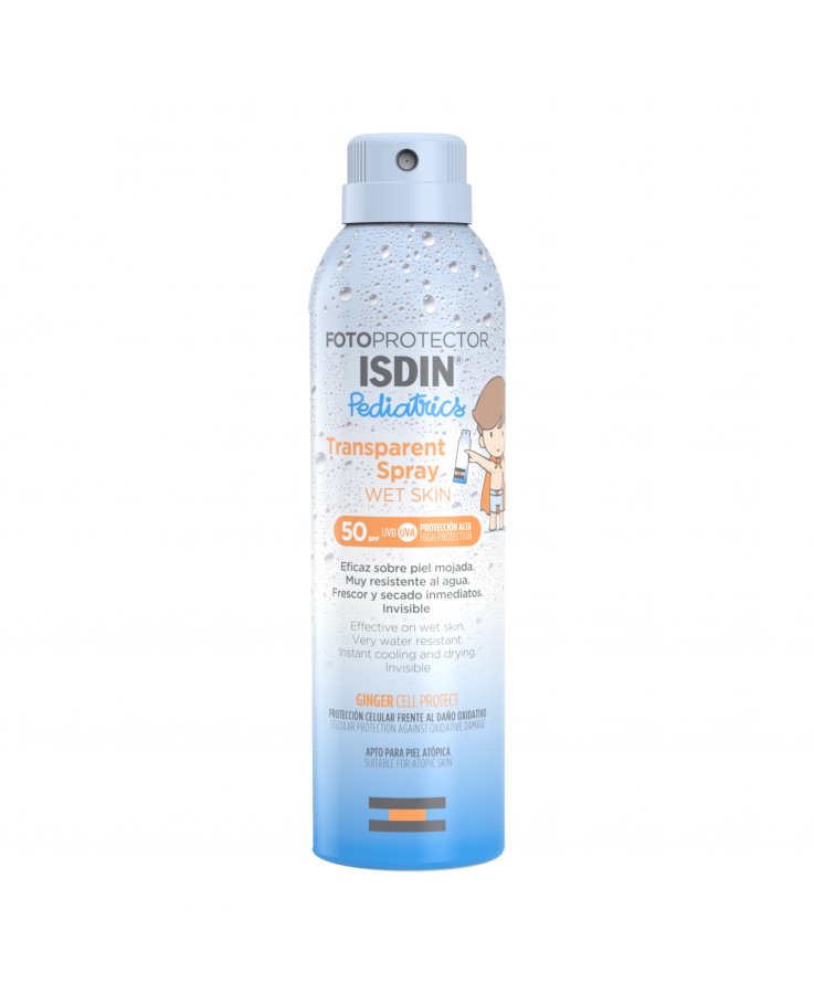 Isdin Fotoprotector Pediatrics Transparent Spray Wet Skin 50 SPF