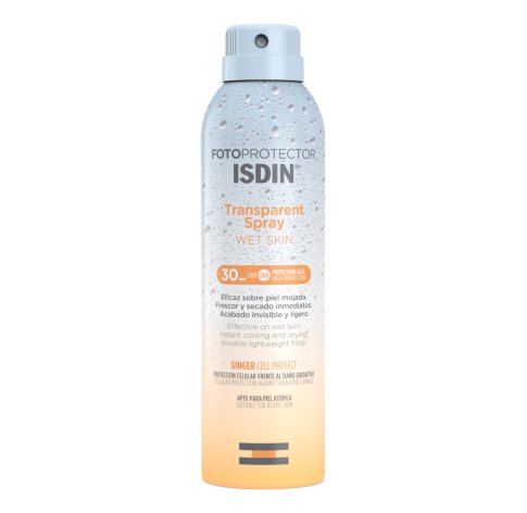 Isdin Fotoprotector Transparent Spray Wet Skin spf30 250 ml